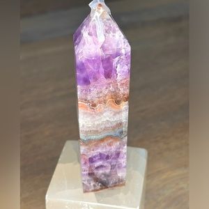 Amethyst Agate Crystal Tower